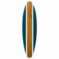 Seaside Blue Wooden Surfboard Wall Art, Handmade Coastal Surfboard Decor